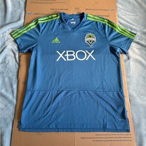 Authentic Seattle Sounders MLS adidas 2014/15 Football Soccer Jersey Kit Vintage